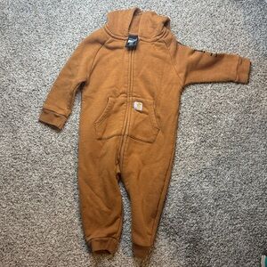 Carhartt Brown Kids One Piece Bodysuit